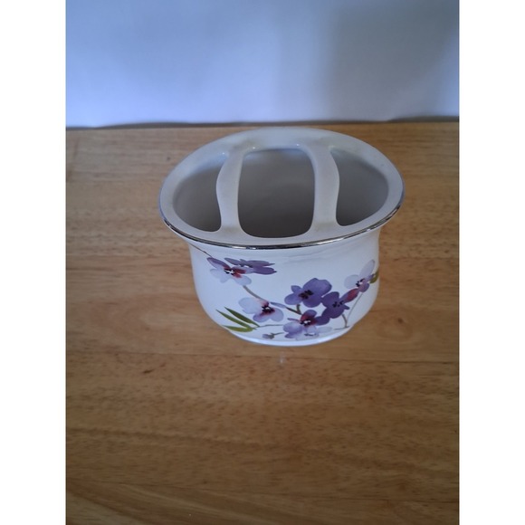 Violet Toothbrush Holder 5 inches Tall - Picture 2 of 4